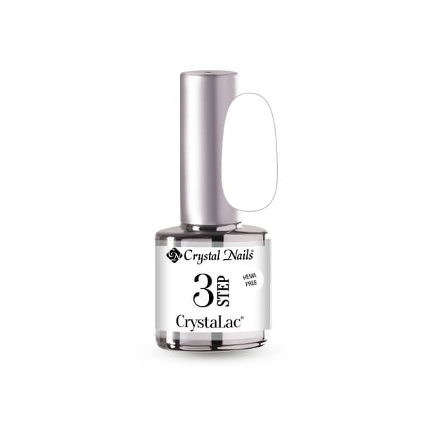 3 STEP CRYSTALAC #HF01/3S221 (4ml) - Bijeli