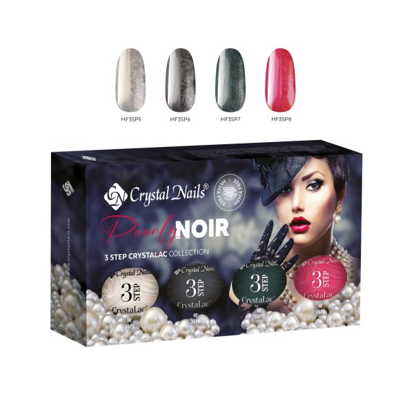 Crystalac HEMA 3 Step set Pearly Noir (4x4ml) LIMITIRANO!