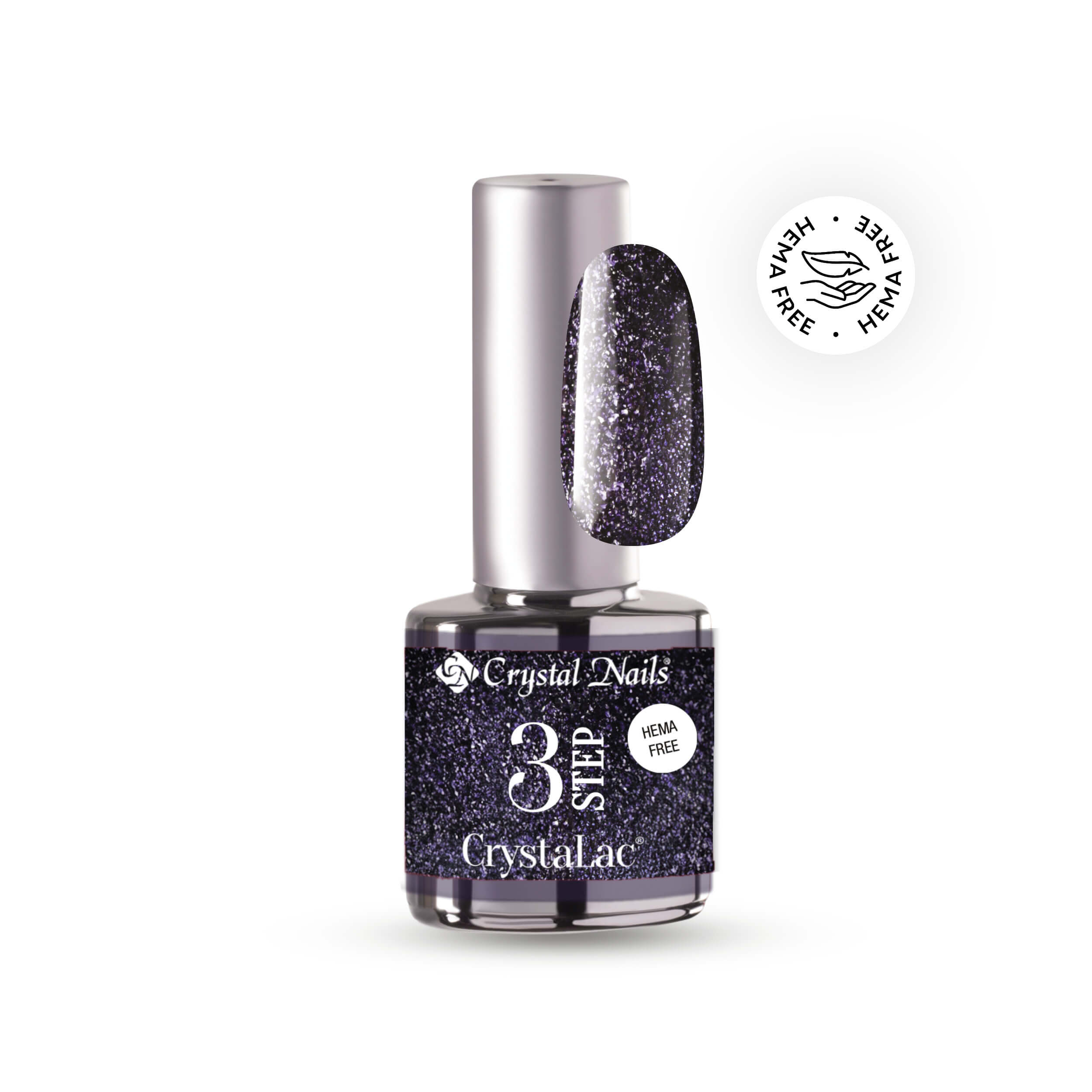 3 STEP CRYSTALAC #07FP (4ml) - Full Platinum - Dazzling sapphire