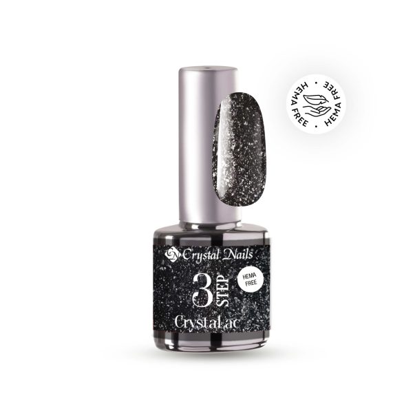 3 STEP CRYSTALAC #08FP (4ml) - Full Platinum - Dark Shadows