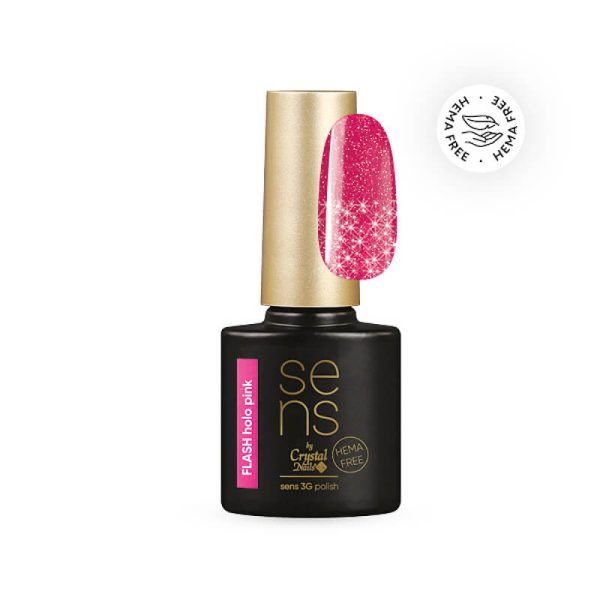 Sens trajni lak 3S #Flash Holo Pink THF