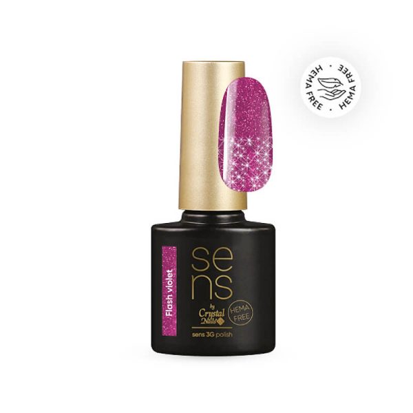 Sens trajni lak 3S #Flash Holo Violet THF