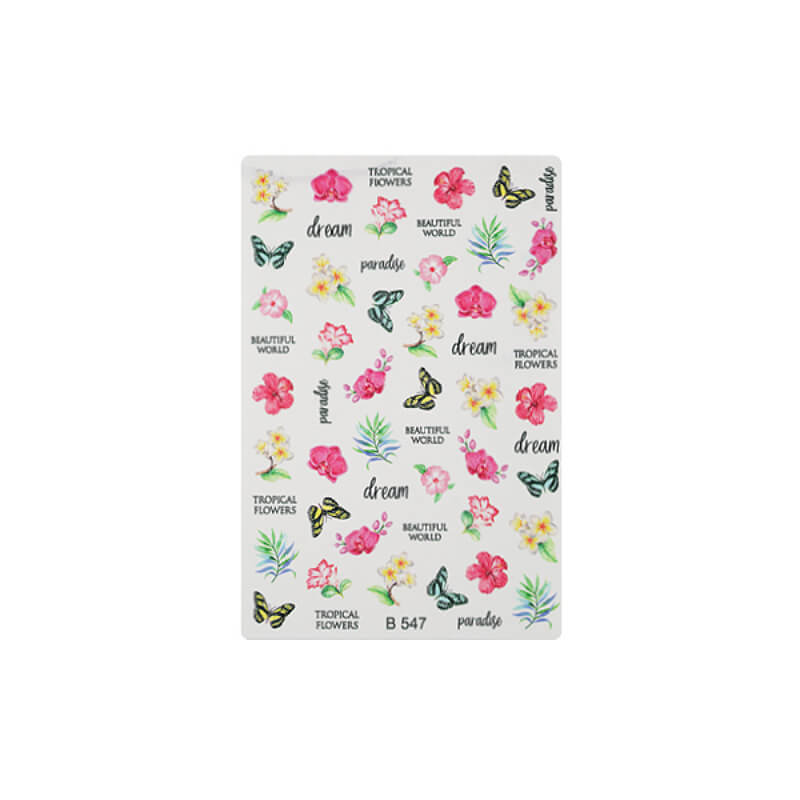 Naljepnica vodena #Tropical Elements