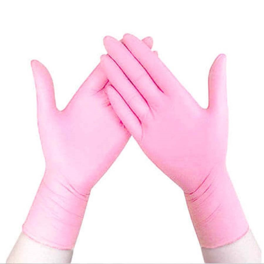 Rukavice nitrilne #Pink M