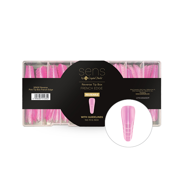 SENS Obrnute tipse French Edge #Roza