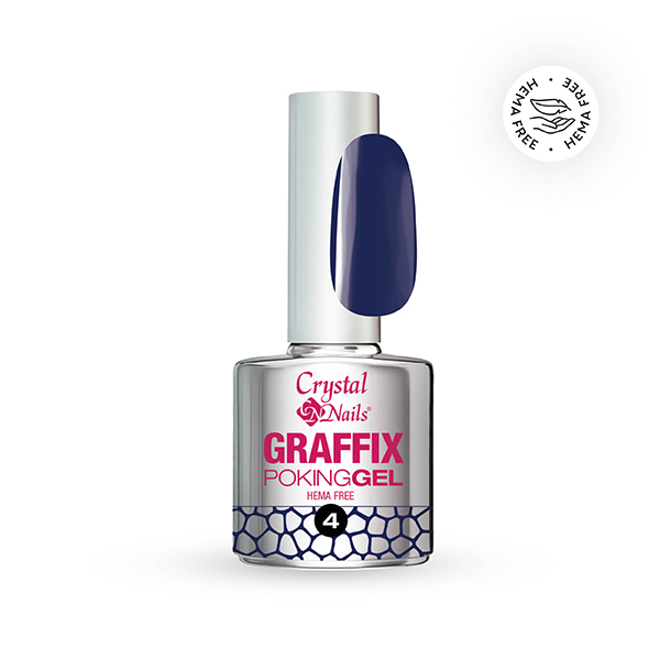 Graffix Poking Gel - 04 Midnight Blue (4ml)