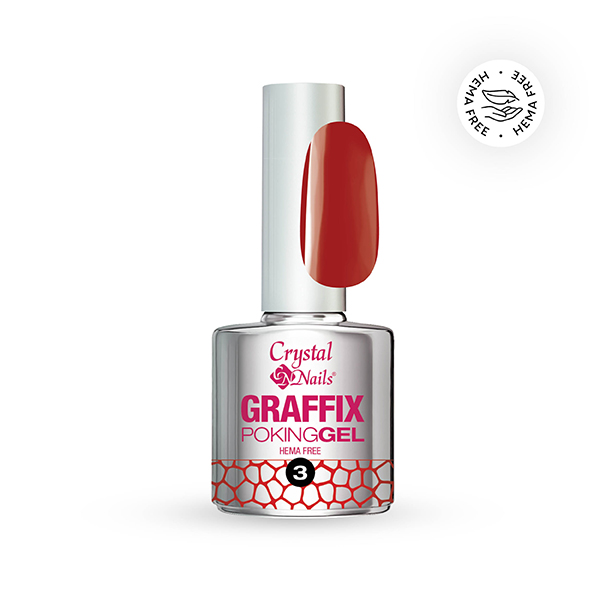 Graffix Poking Gel - 03 Red (4ml)