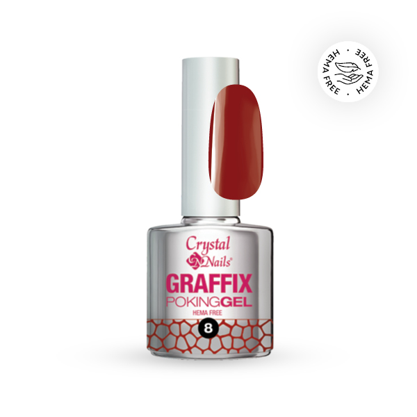 Graffix Poking Gel - 08 Ruby (4ml)