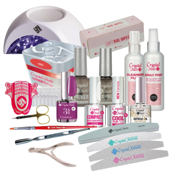 Crystal Nails Starter Set Za Gel Nokte s lampom
