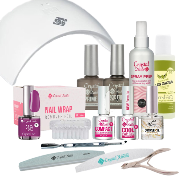 Crystal Nails Starter Set Za Trajni Lak s lampom