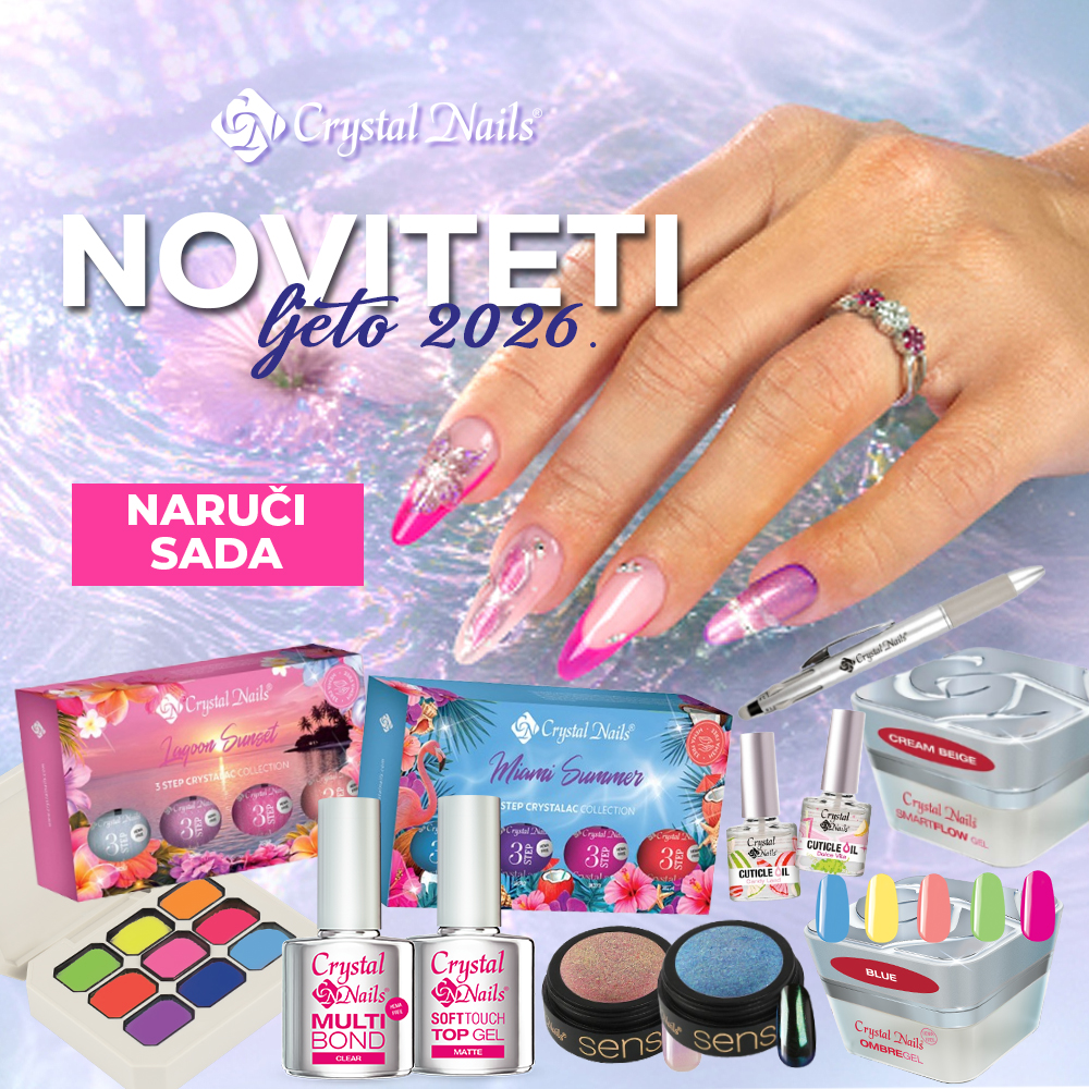 Crystal Nails ljetni noviteti 2026.